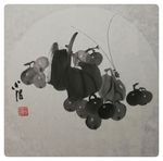 肖超水墨葡萄