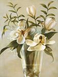 鲜花写生油画
