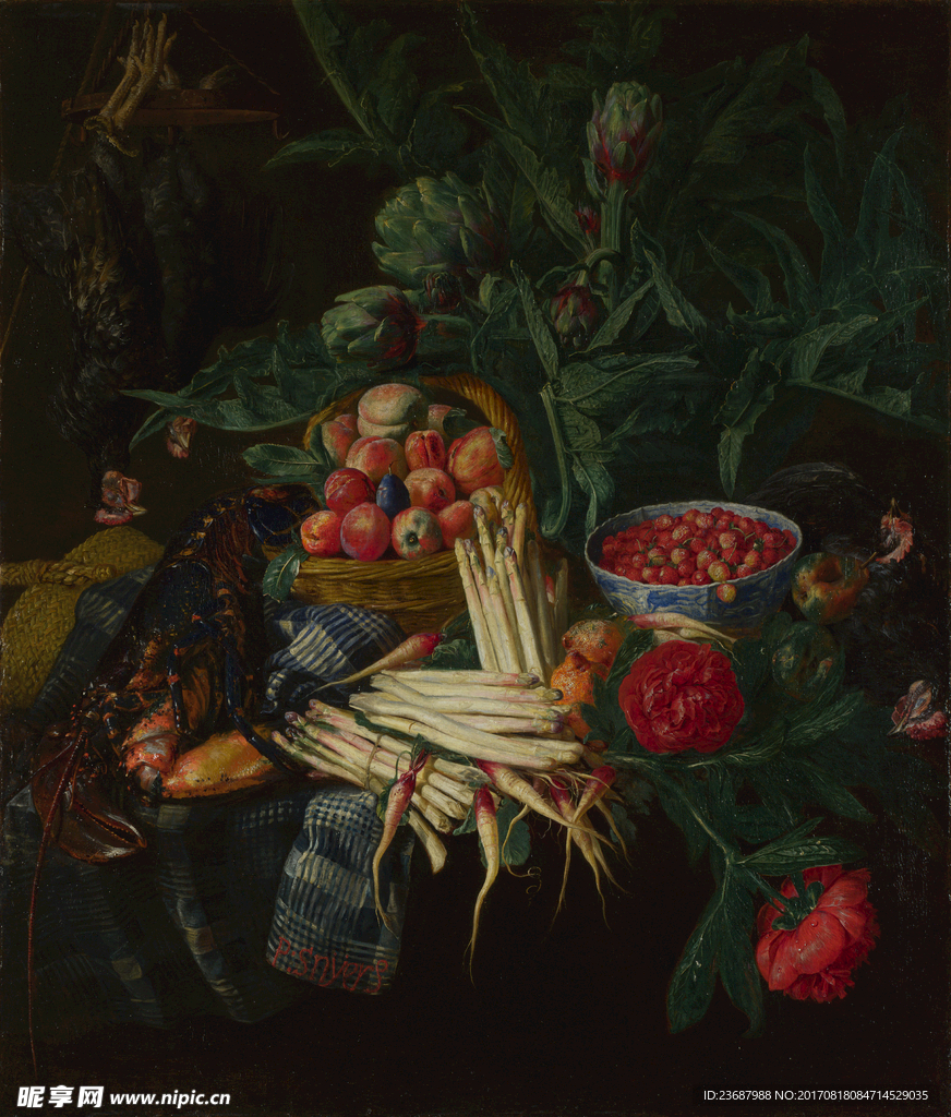 蔬菜水果油画