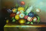 美丽的鲜花油画