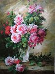 美丽的鲜花油画