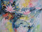 美丽的鲜花油画