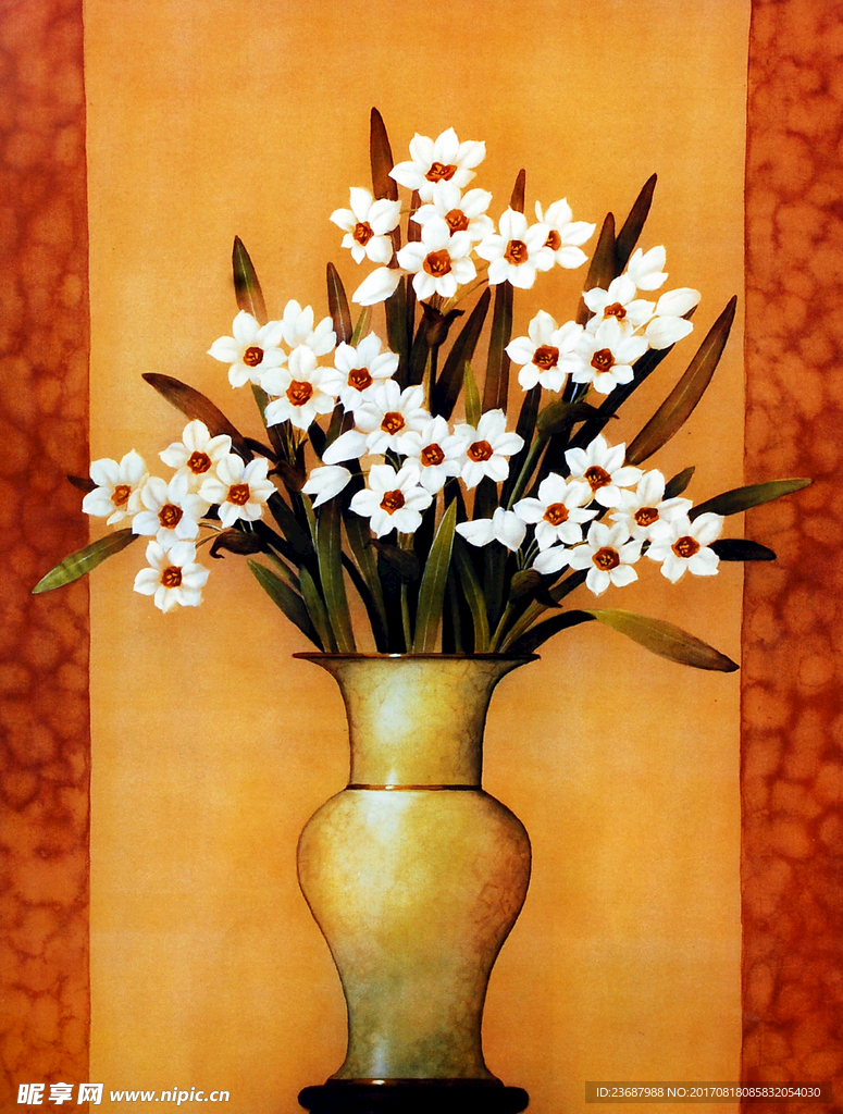 美丽的鲜花油画
