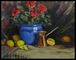 美丽的鲜花油画