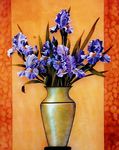 美丽的鲜花油画