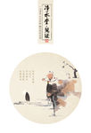 净水堂禅意系列海报