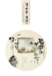 净水堂禅意系列海报