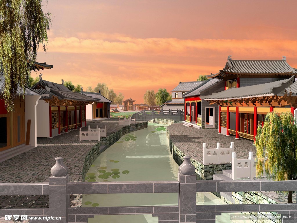 古建效果图