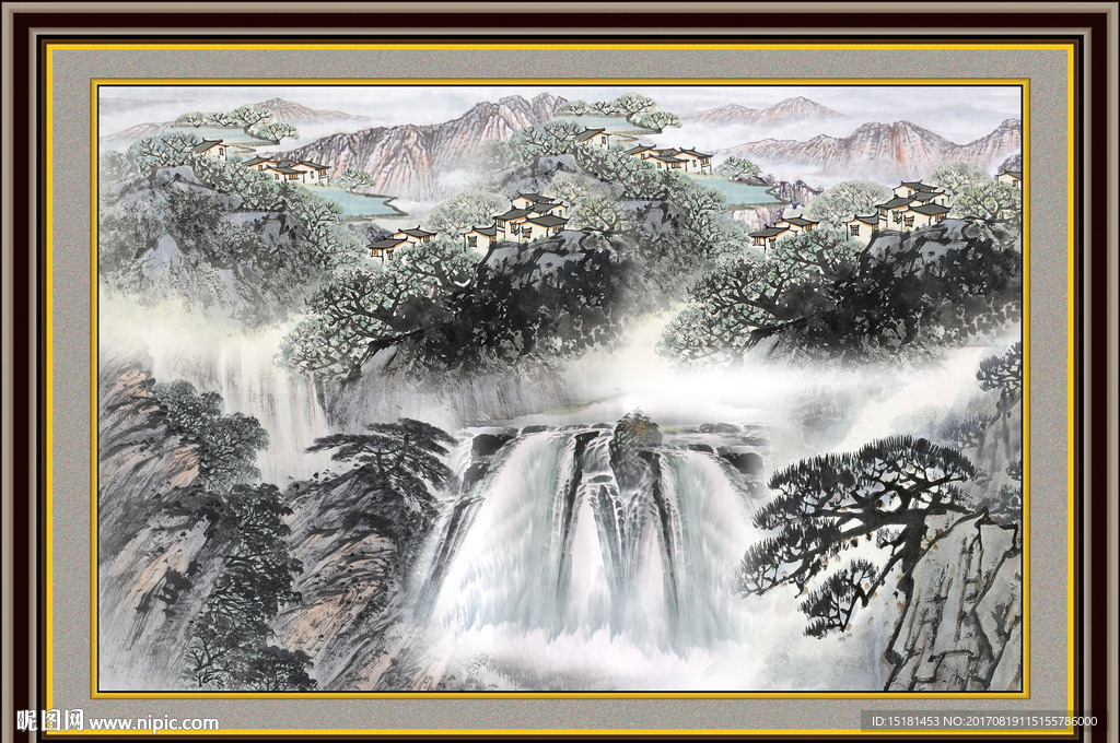山水国画