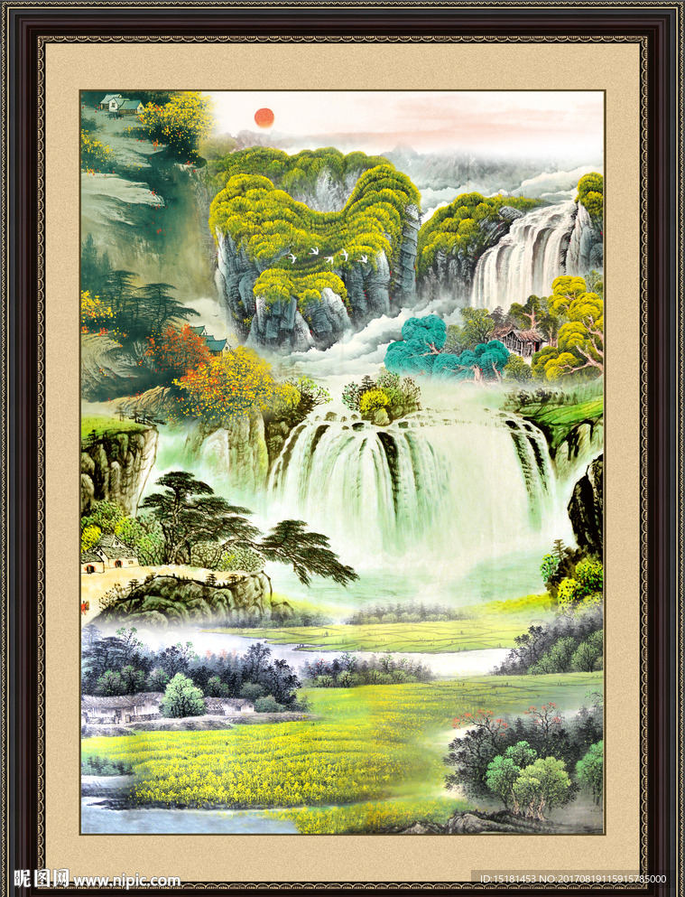 山水国画