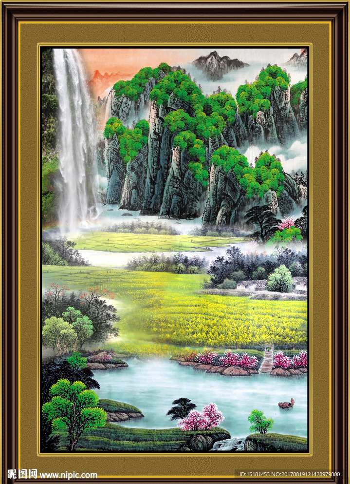 山水国画