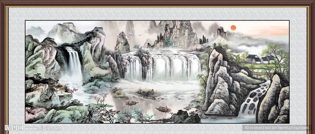 山水国画