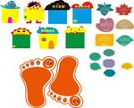幼儿园园内卡通造型图