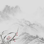 中国风山水画素材