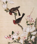 郎世宁 海棠玉兰