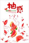 商业柚子海报