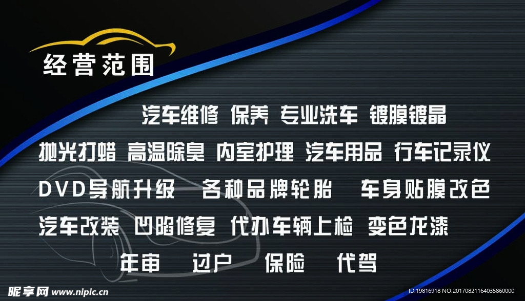 汽车名片