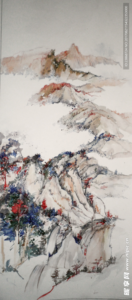 水墨山水画