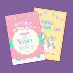 生日宣传单
