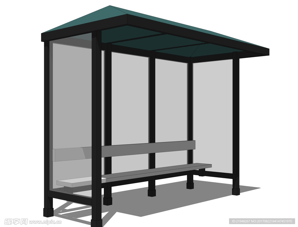 su候车亭模型