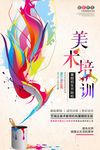 美术教育培训海报