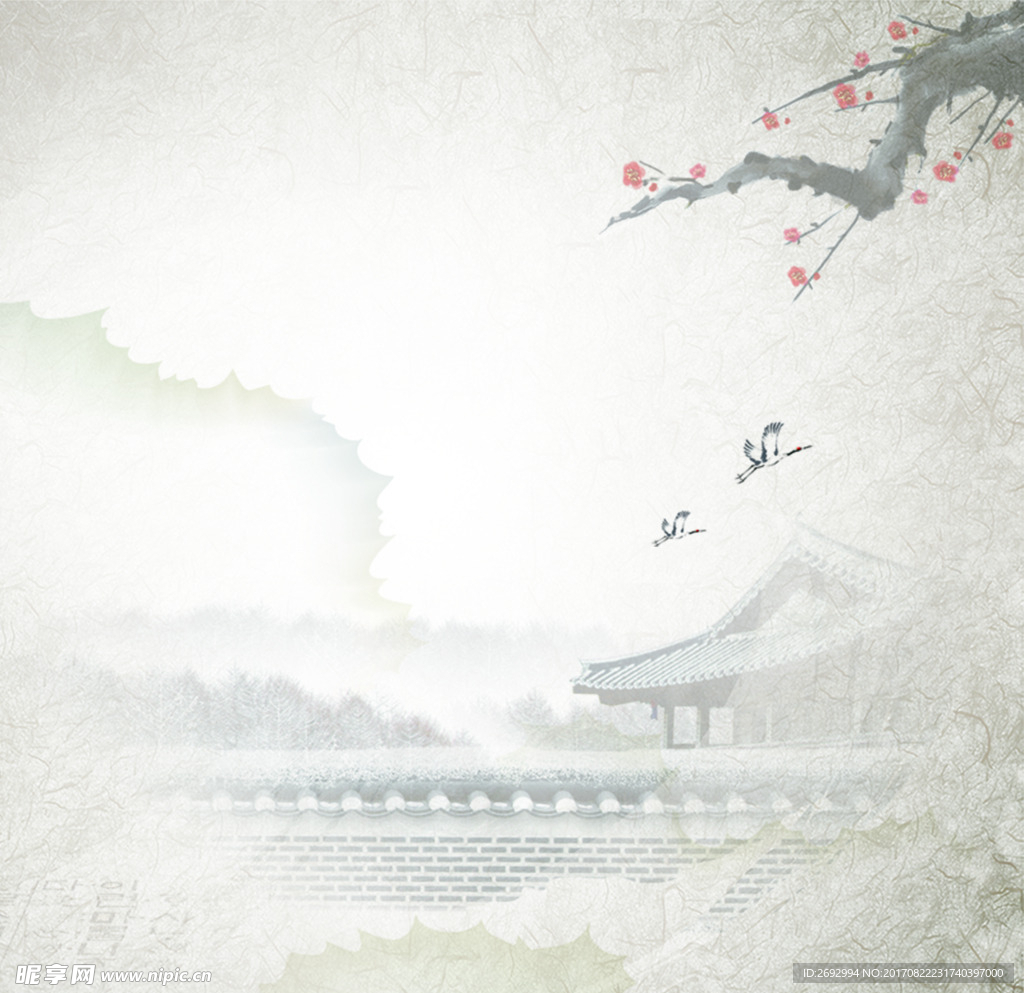 中国画背景