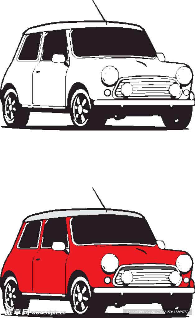 卡通小汽车