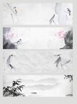 淡雅古风电商淘宝banner背