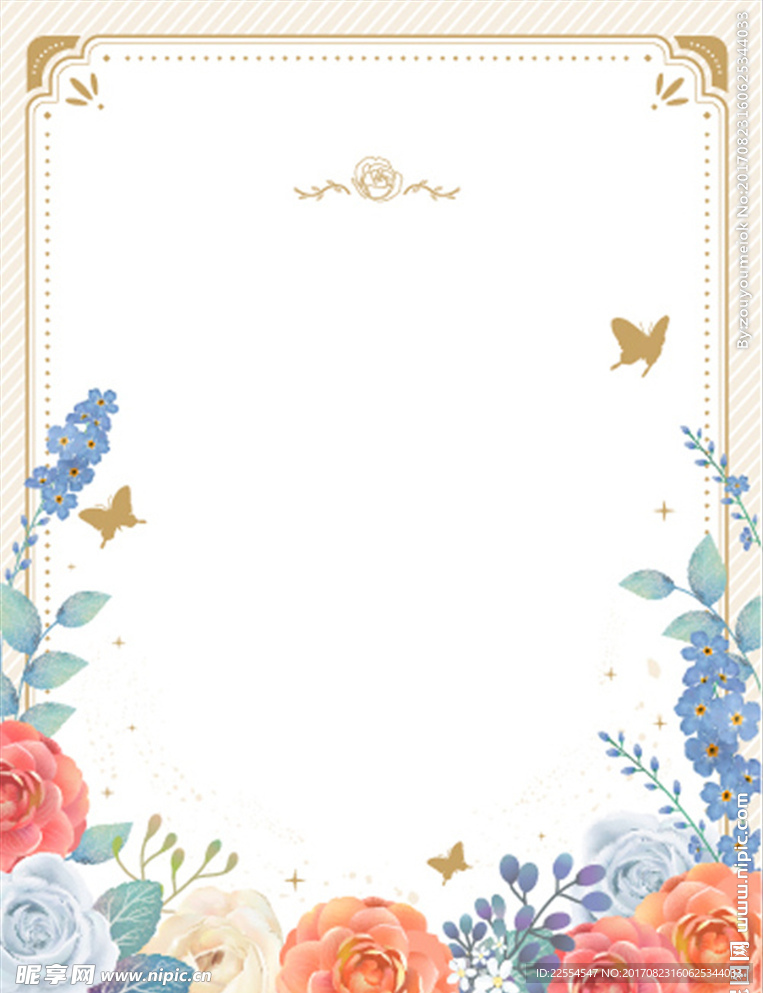 唯美手绘花朵