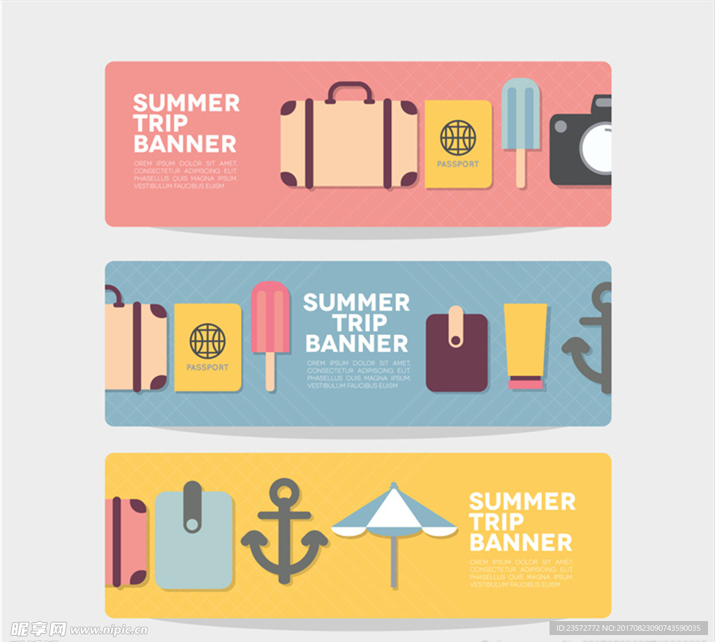 夏日旅行banner