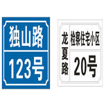 门牌