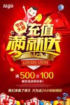 充值满就送优惠促销活动海报