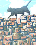 手绘小猫咪