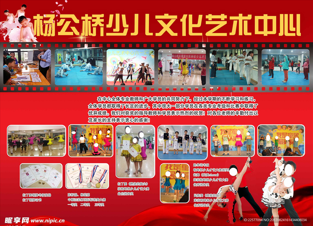 文化艺术中心展板