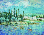 莫奈油画 印象派油画 装饰画