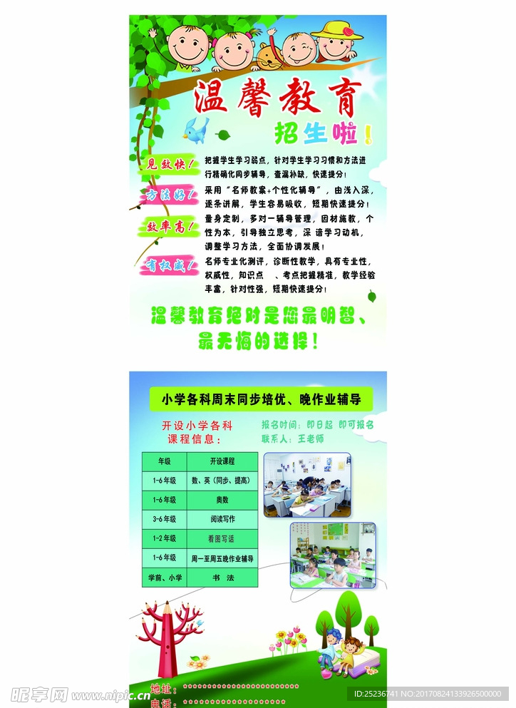 教育机构彩页