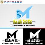 M字母logo