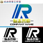 R字母logo