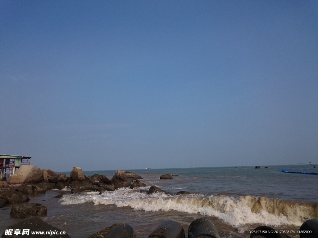 大海边