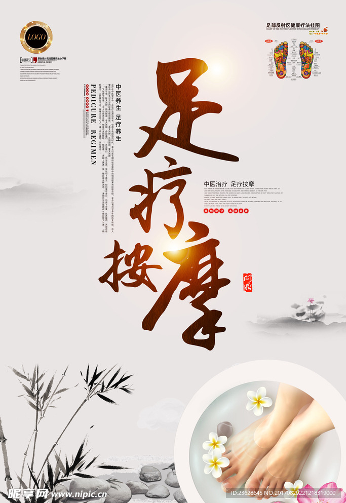 足疗宣传单活动单页DM