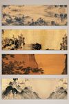 水墨中国风山水手绘海报bann