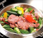 干锅牛肉秋葵