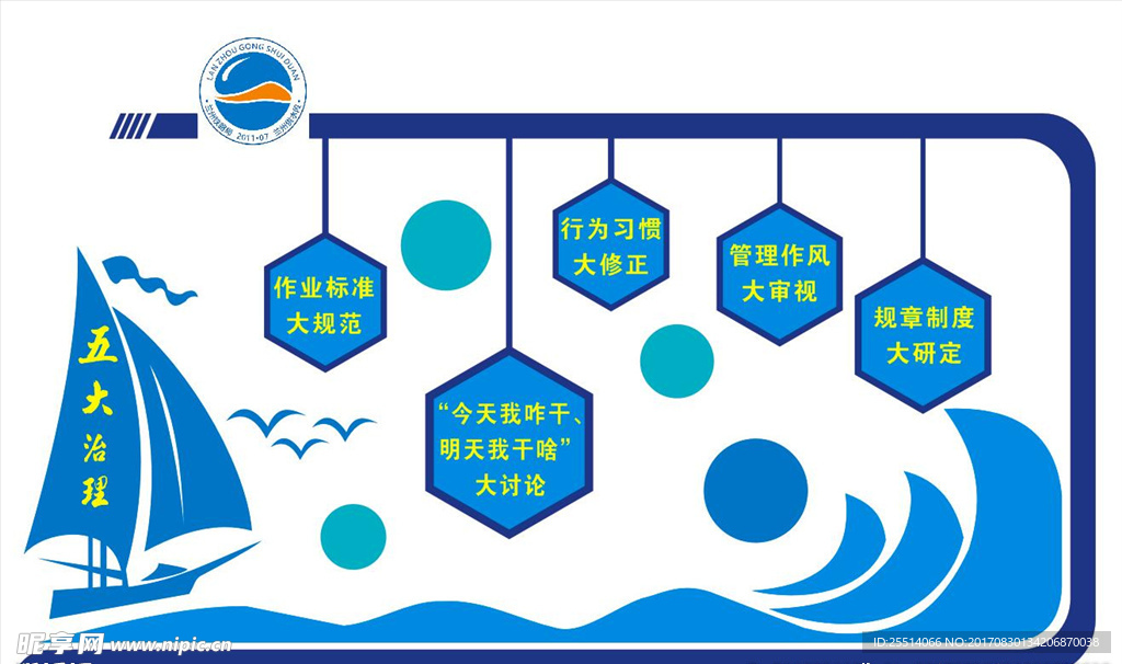 异形展板 文化墙