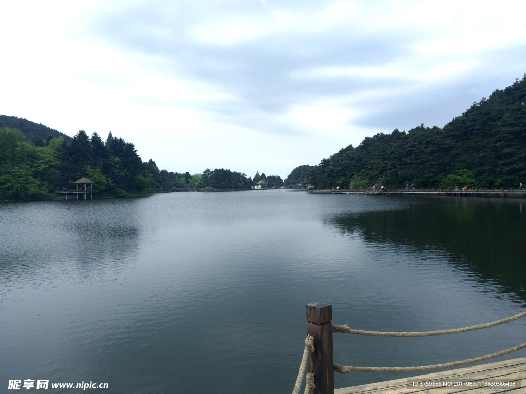 庐山旅游 自然风光  湖光山色