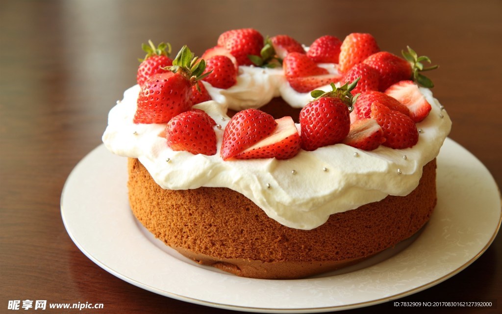 草莓蛋糕 水果蛋糕
