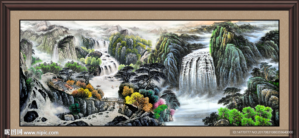 山水国画