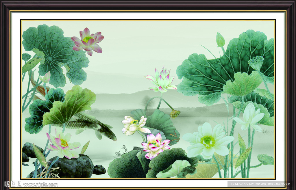 荷花图