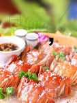 美食城正宗阳澄湖大闸蟹美食宣传