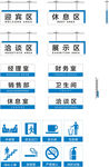 公共标识区域指示