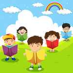 矢量小学生创意素材